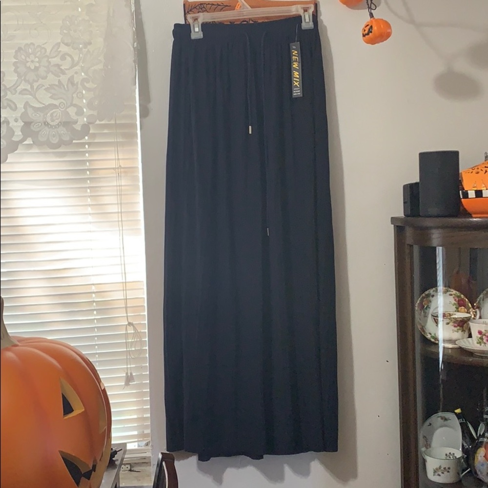 Dark blue maxi skirt